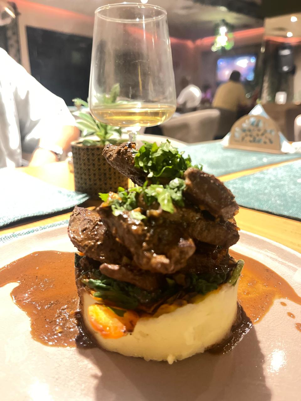 Plat signature sur purée maison